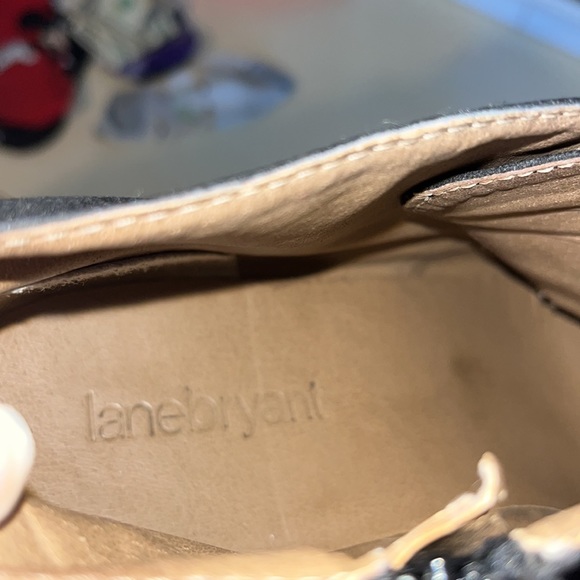 Lane Bryant Tie Wedge Booties - Picture 4 of 4